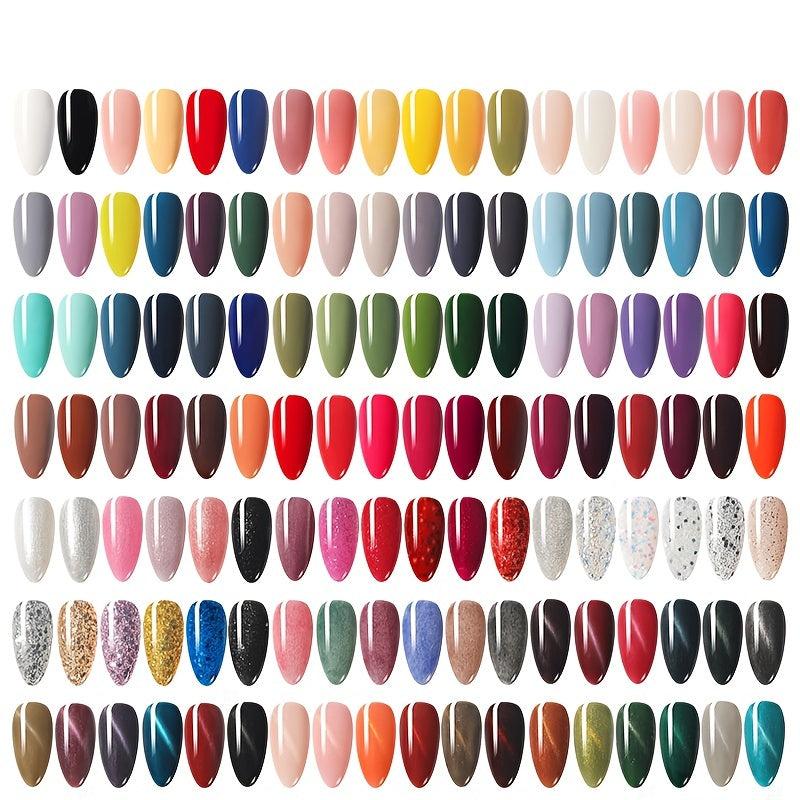 Yellow Pink Nail Gel Polish for Home and Salon