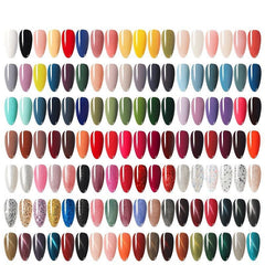 Yellow Pink Nail Gel Polish for Home and Salon