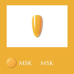 Yellow Pink Nail Gel Polish for Home and Salon
