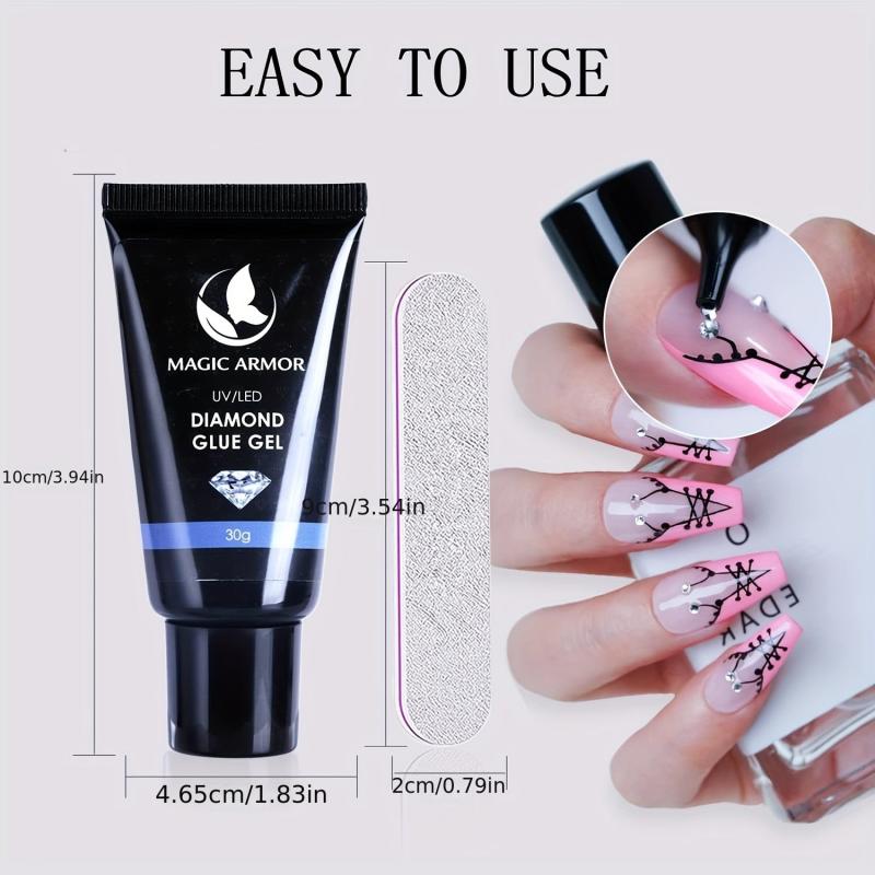 Strong Nail Glue for Press On Nails & Rhinestone Decoration