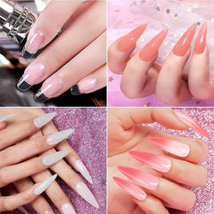 3 pcs Strong Nail Glue for Acrylic Nails Brush On Adhesive Press On Nails