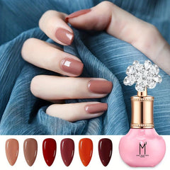 2pcs Pop Colors Gel Nail Polish Kit Soak Off No Wipe for Women's Nail Art