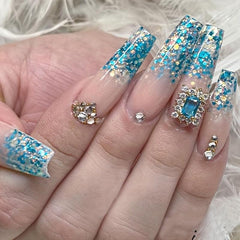 8 Colors Sparkle Aurora Glitter Gel Polish