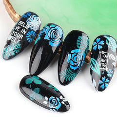 12 Colors Nail Stamping Polish Gel Kit - Long Lasting and Durable
