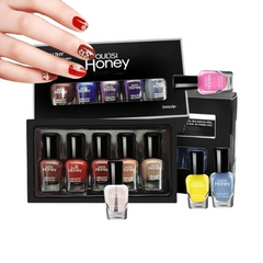 10pcs Peelable Solid Nail Polish Set Odorless Baking Quick Drying Lasting