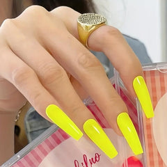 9pc Neon Pink Green Yellow Gel Polish Set