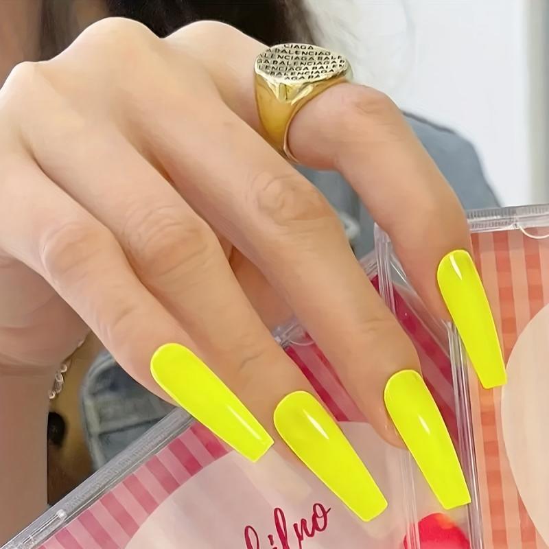 9pc Neon Pink Green Yellow Gel Polish Set