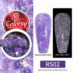 Colorful Glitter Nail Gel Polish - Nail Art Products