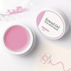 Clear Pink Solid Builder Gel for Nail Extensions and Manicures