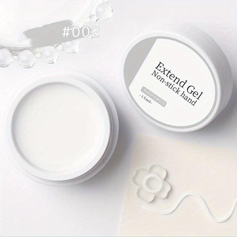 Clear Pink Solid Builder Gel for Nail Extensions and Manicures