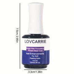 Protein Base Coat Nail Enhancements for Soft Peeling Nails