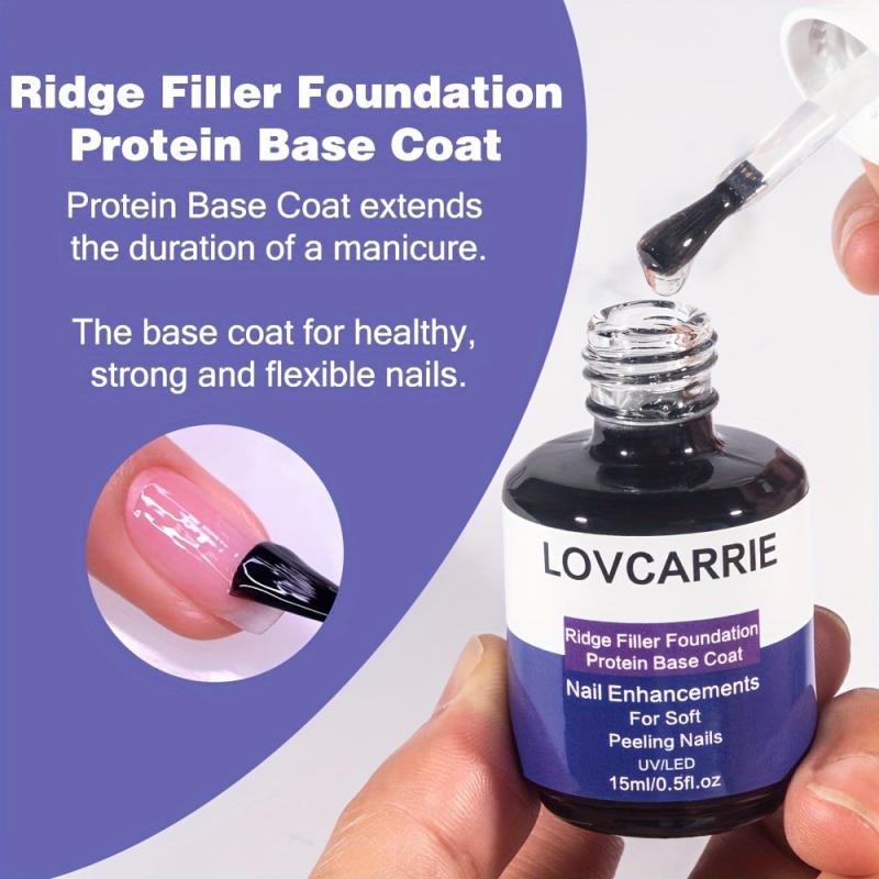 Protein Base Coat Nail Enhancements for Soft Peeling Nails