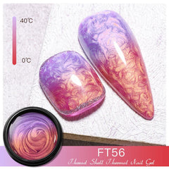 Mermaid Gel Nail Polish Glitter Shell Thread Temperature Long-Lasting Shine