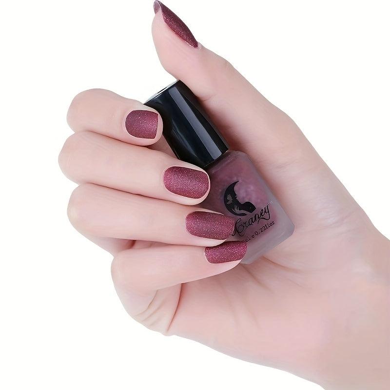 Matte Nail Polish Quick Dry No Bake Lacquer Home Salon Nail Art DIY
