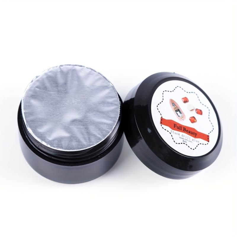Nail Art Glue Stick Rhinestones Acrylic Glitter No Wipe Top Coat Gel