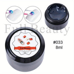 Nail Art Glue Stick Rhinestones Acrylic Glitter No Wipe Top Coat Gel