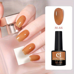 Quick Dry Jelly Jade Nail Polish Long Lasting Neutral for Salon Manicures