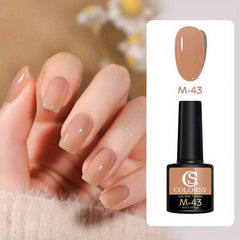 Quick Dry Jelly Jade Nail Polish Long Lasting Neutral for Salon Manicures