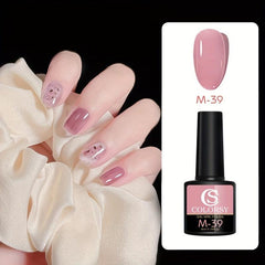 Quick Dry Jelly Jade Nail Polish Long Lasting Neutral for Salon Manicures