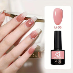 Quick Dry Jelly Jade Nail Polish Long Lasting Neutral for Salon Manicures
