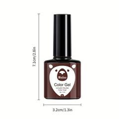 Purple Gel Nail Polish Starter Kit 6 Colors Soak Off No Wipe Gel Polish Set