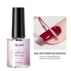 Peel Off Cuticle Guard Gel Polish Latex Liquid Nail Art Set
