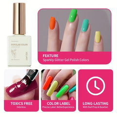 Summer Candy Gel Nail Polish Set
