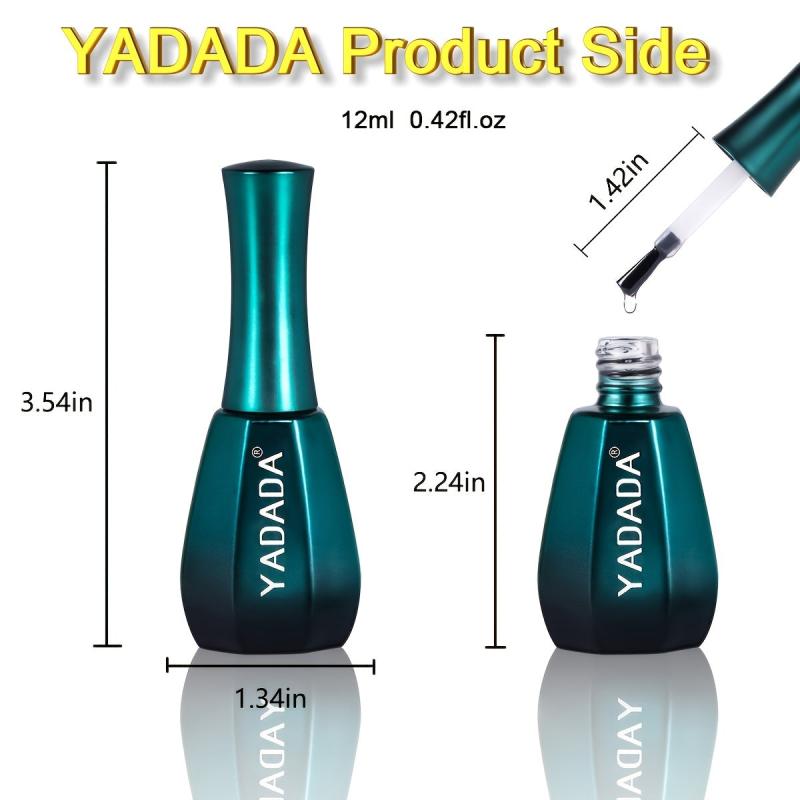 YADADA Soak Off Gel Nail Polish Kit and Manicure Salon Nail Art Starter