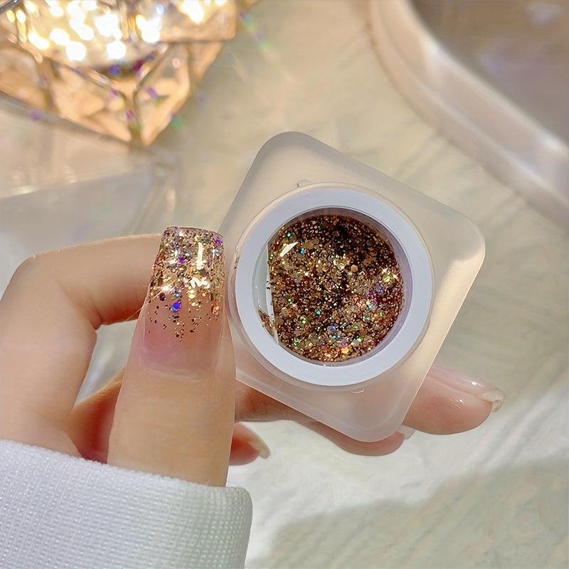 5ml Glitter Sequin Gel Nail Polish for Disco Party