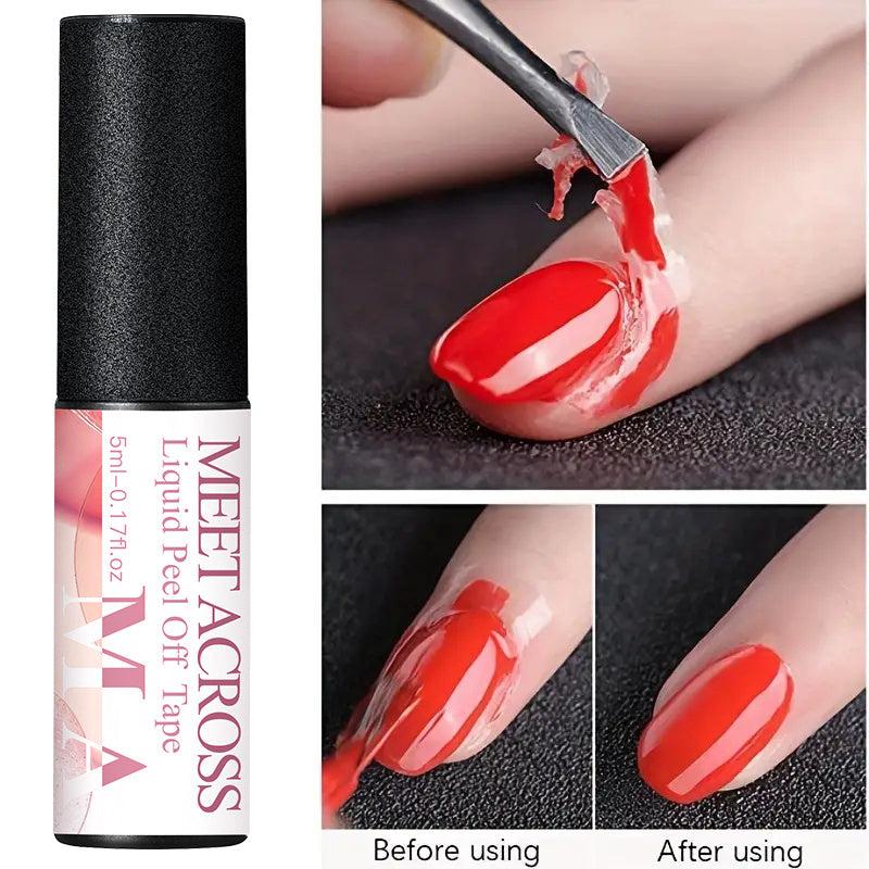 Nail Peel Off Liquid Anti Overflow Edge Latex Tape Cuticle Guard