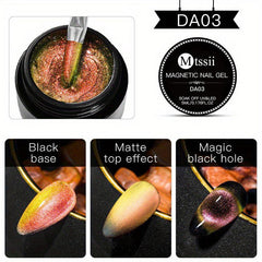 5D Cat Eye Holographic Gel Nail Polish - Magnetic Gel Polish