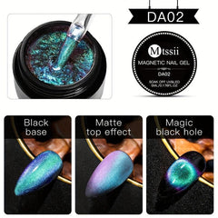 5D Cat Eye Holographic Gel Nail Polish - Magnetic Gel Polish
