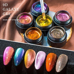 5D Cat Eye Holographic Gel Nail Polish - Magnetic Gel Polish