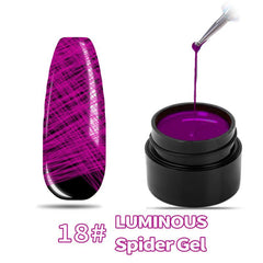 Luminous Spider Gel Extension Nail Art Decoration