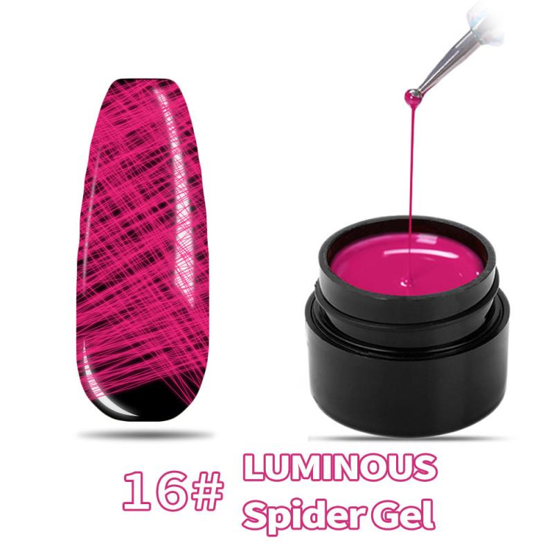 Luminous Spider Gel Extension Nail Art Decoration