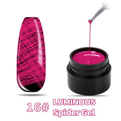 Luminous Spider Gel Extension Nail Art Decoration