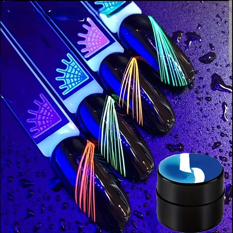 Luminous Spider Gel Extension Nail Art Decoration