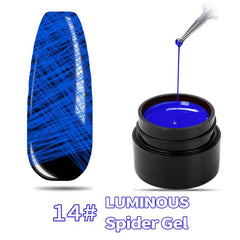 Luminous Spider Gel Extension Nail Art Decoration