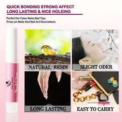 15pcs Acrylic Nail Glue Long Lasting Professional Tip Adhesive for False Nail