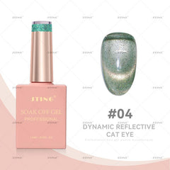Reflective Cat Magnetic Gel Nail Polish with Glitter