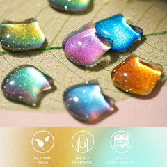Reflective Cat Magnetic Gel Nail Polish with Glitter