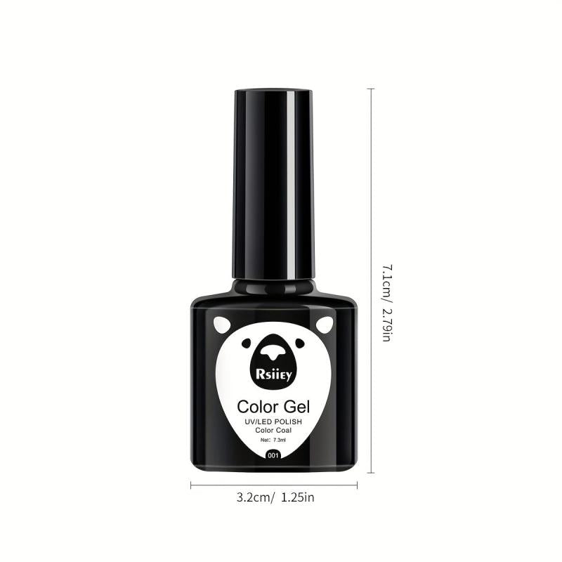 6-Color Gel Nail Polish Kit for Halloween & Christmas Nail Art