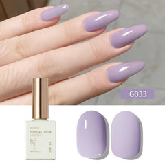 120 Colors Glitter Gel Polish Set for Nail Art DIY