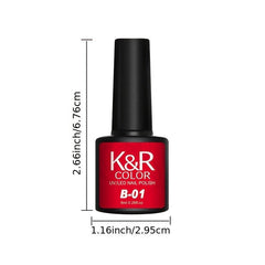 Red Dark Red Purple Nail Polish Gel 0 28oz Can for Home Nail Art