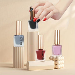 2pcs Matte Nail Polish Set Quick Drying Water Based Varnish