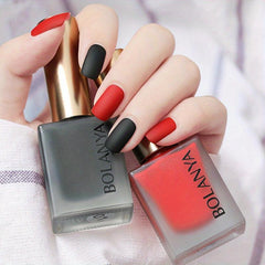2pcs Matte Nail Polish Set Quick Drying Water Based Varnish