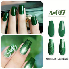Long Lasting Glitter Gel Nail Polish Set 6 Colors Soak Off Salon & DIY Gift