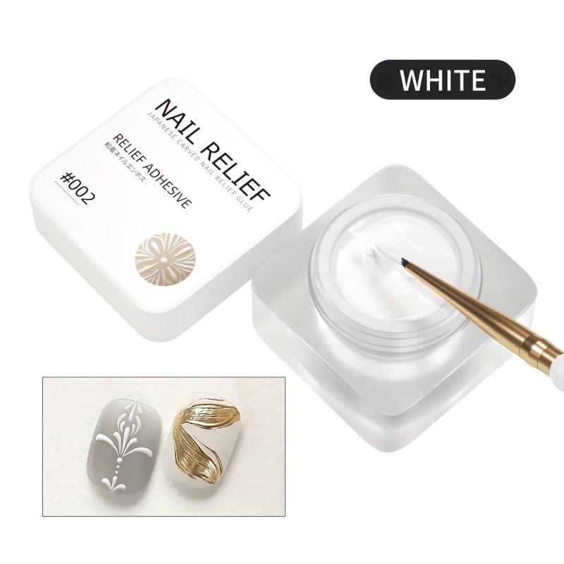 3D Plaster Effect Nail Gel Polish DIY Manicure Gel