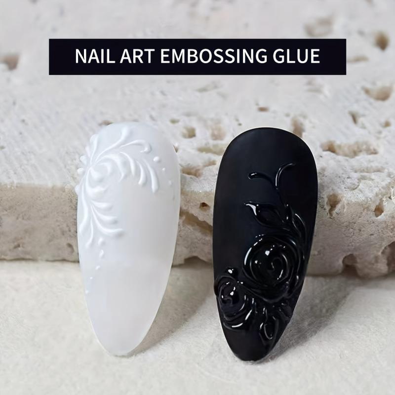 3D Plaster Effect Nail Gel Polish DIY Manicure Gel
