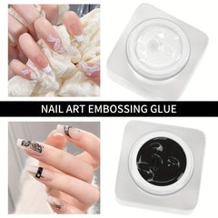 3D Plaster Effect Nail Gel Polish DIY Manicure Gel